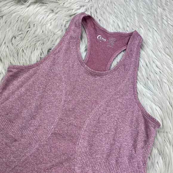 Zyia Active Women's Pink Seamless Racerback Athletic Tank - Picture 2 of 5